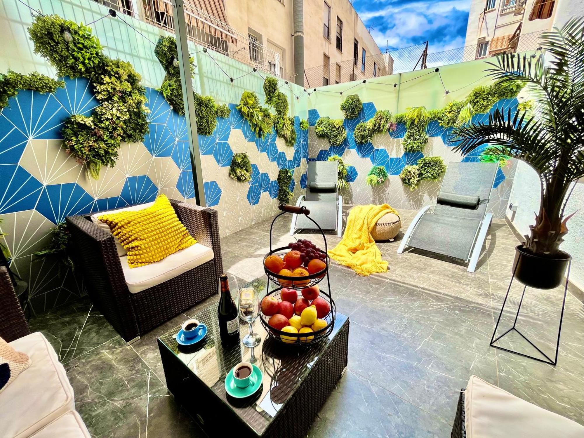 Elegante Apartamento Tres Colores Alicante Exterior foto